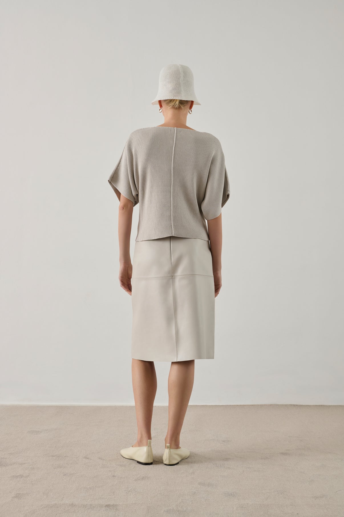 Pull Essaouira - Gris Pâle - Coton - Femme vue 3