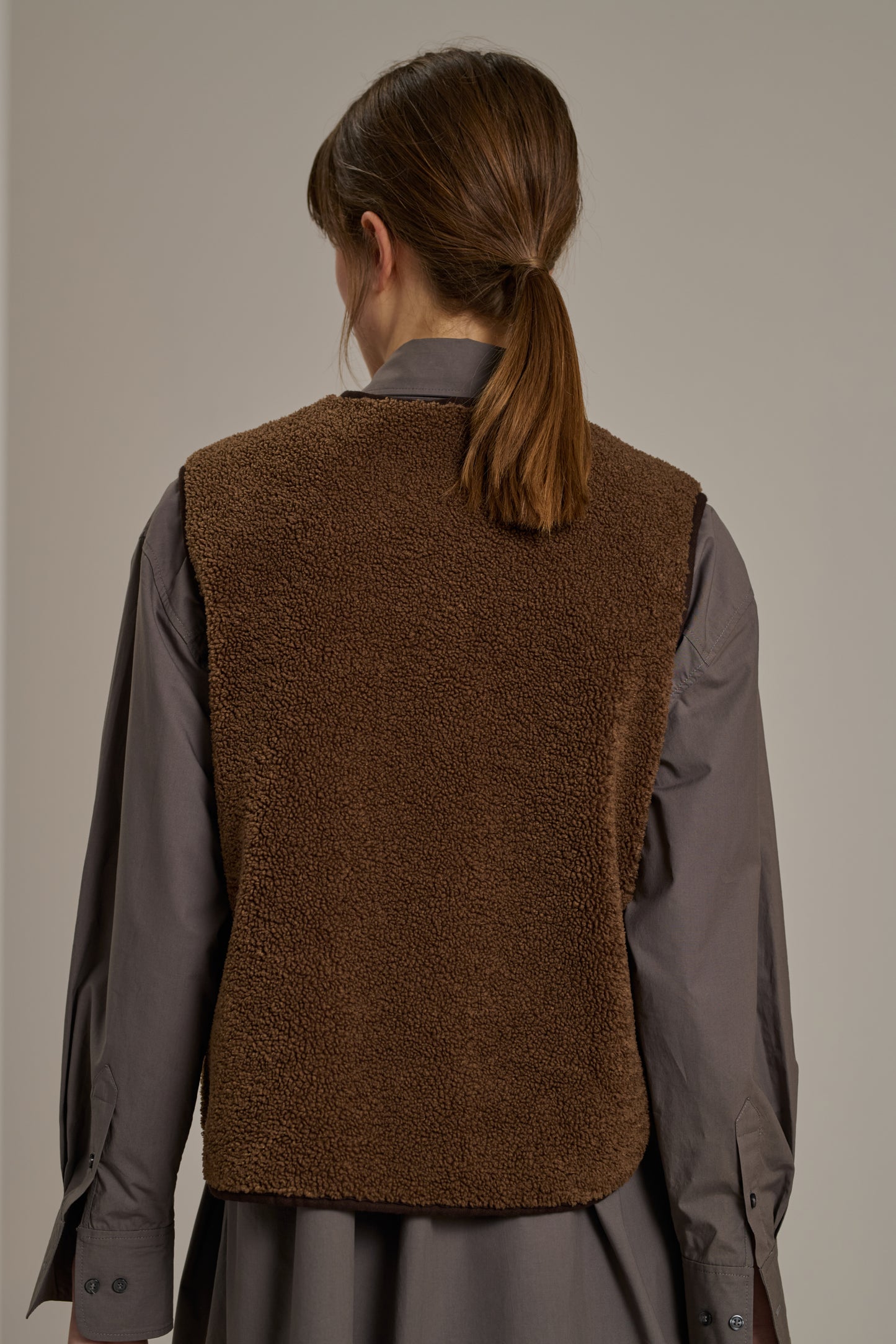 Gilet sans manches Fusil - Marron - Femme